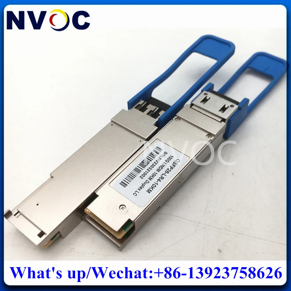 

2 шт. 100G LR4 LWDM4 10KM QSFP28 Дуплексный LC модуль, двойной разъем 100GBASE-LR4 LAN-WDM оптоволоконный трансивер