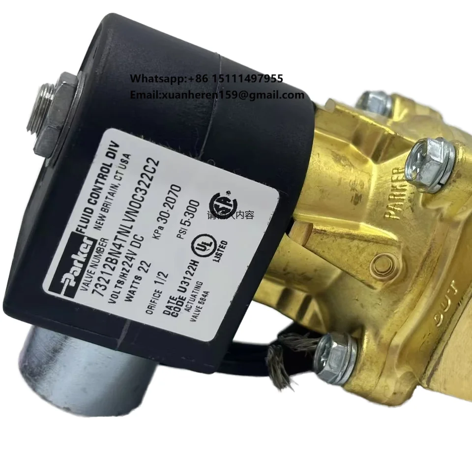 Two-Way FM for UL Solenoid Valve Brass Material Safety Valve for Deluge Systems Made in the USA