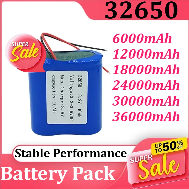 

32650 Solar Street Light with New Power and Large Capacity Outdoor Energy Storage Battery Pack Lithium Iron Phosphate Battery