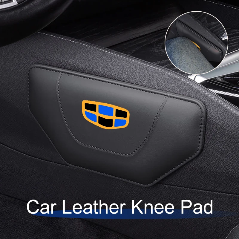 

Car Knee Cushion Leather Pad Auto Universal Thigh Support Mat For Geely Emgrand X7 EC7 Boyue LC EC8 Atlas CK2 CK GC6 Parts