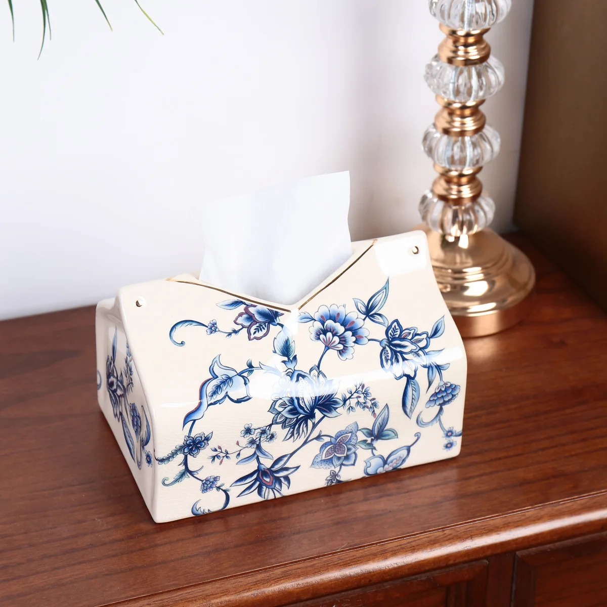

Американская коробка для салфеток, роскошная керамическая бумажная коробка для гостиной, ретро бумажная коробка, европейские креативные французские высококачественные украшения
