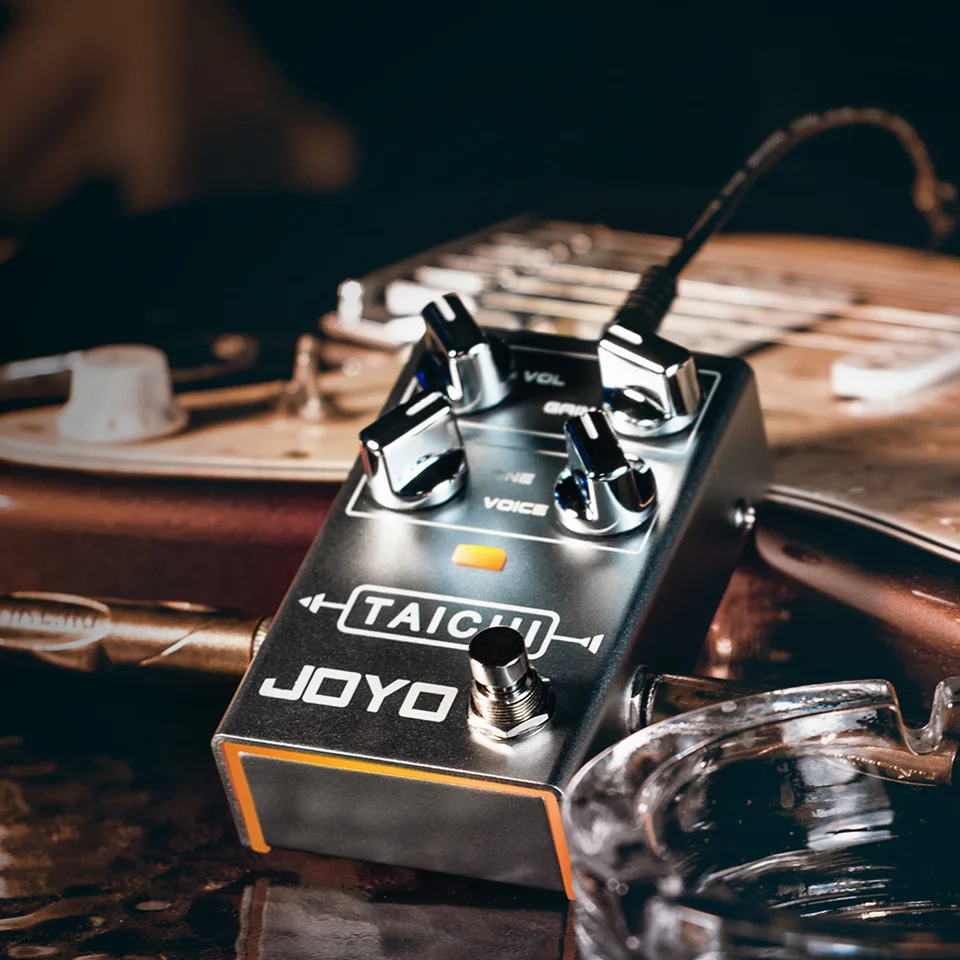 JOYO-R-02太一ギターエフェクトペダル、独自の音声制御ノブ、低ゲイン