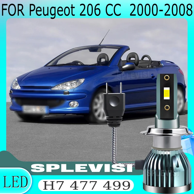 

Shockproof Hassle-Free Installation IP68 LED Headlamp LED Bulbs For Peugeot 206 CC 2000 2001 2002 2003 2004 2005 2006 2007 2008