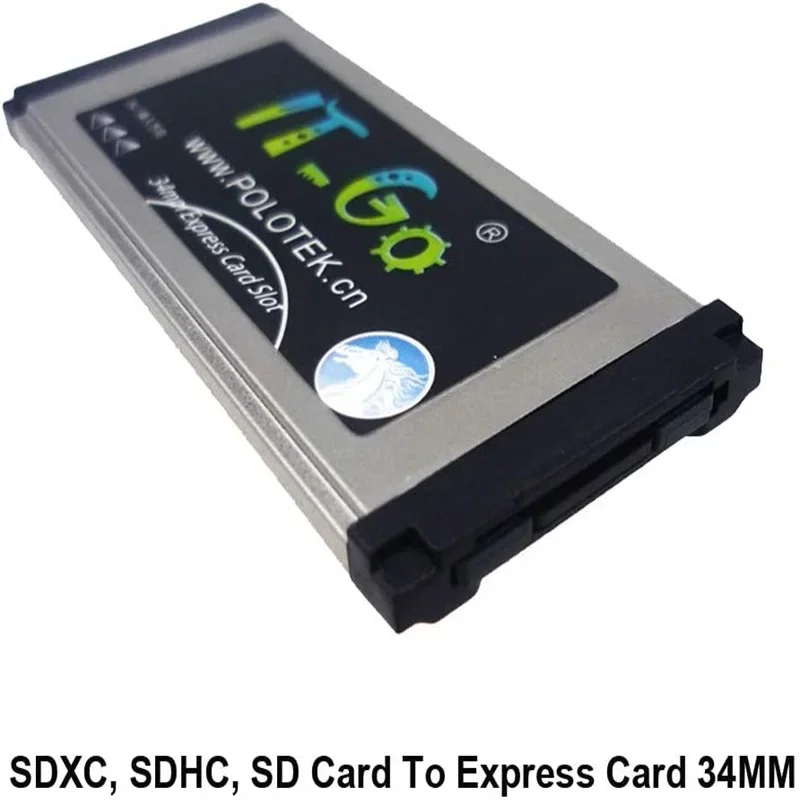 Generic Express Card 34 to SDXC SDHC, SD Card Adapter for Laptop Compatible with Expresscard 54MM Slot