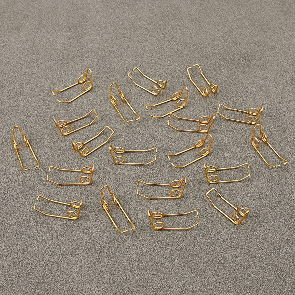 

20 Pcs Small Spring Trumpet Parts Instrument and Accessories Valve Maintenance Repair Metal Fittings