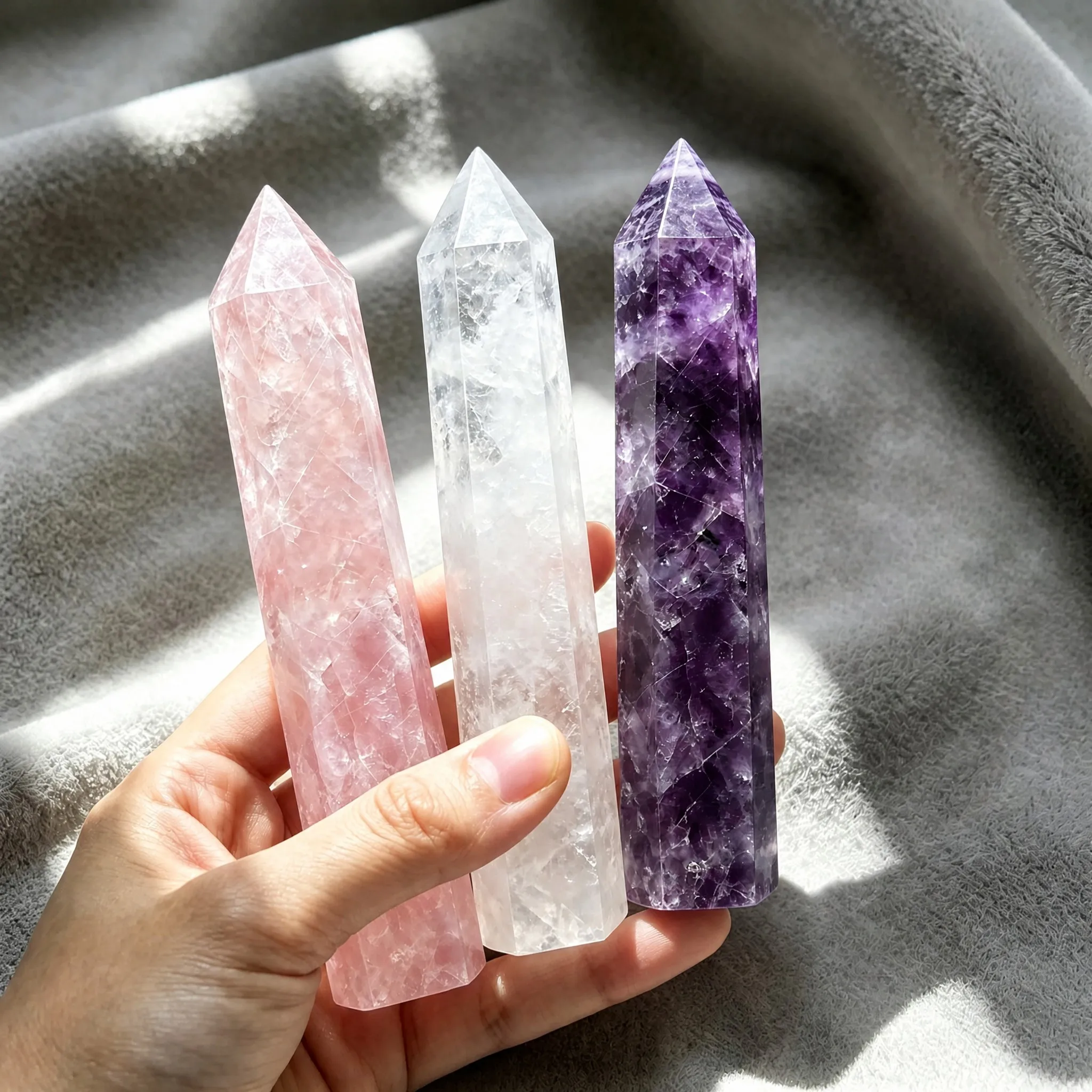 Set di 3 Cristalli Naturali a - Healing Crystal Set recensione e prezzo