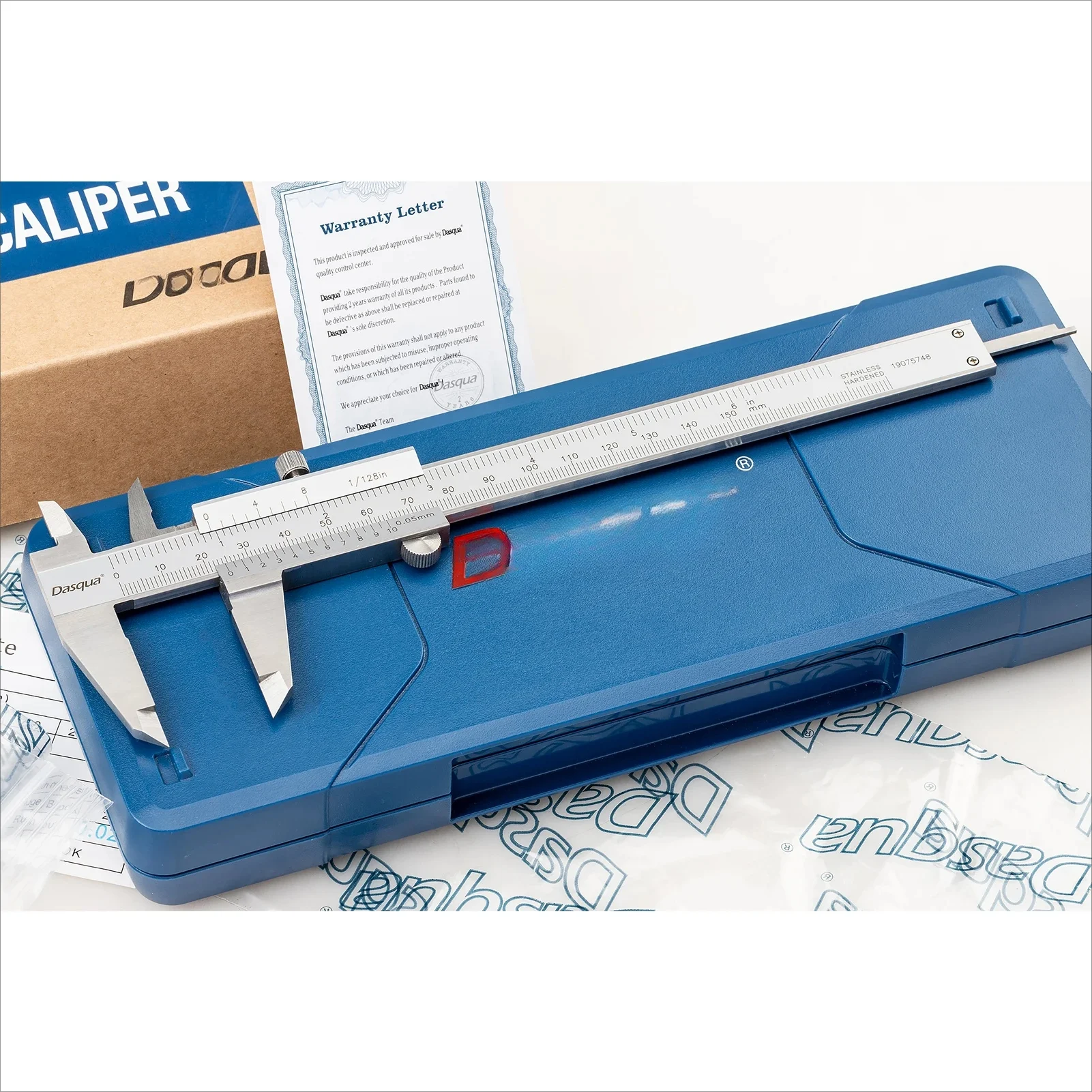 Dasqua Hight Quality Vernier Caliper 6 Inch 0-150mm 0-200mm vernier caliper 300mm 0.02 Graduation Monoblock Vernier Caliper