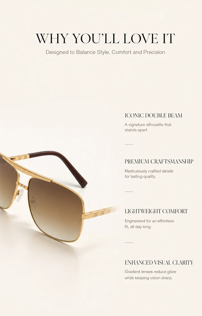 Retro Quadratische Sonnenbrille für Herren 2026 Luxusmarken-Designer Klassische Punk-Sonnenbrille für Männer Vintage Frühlings-Eyewear UV400-Schutz – Detail 3