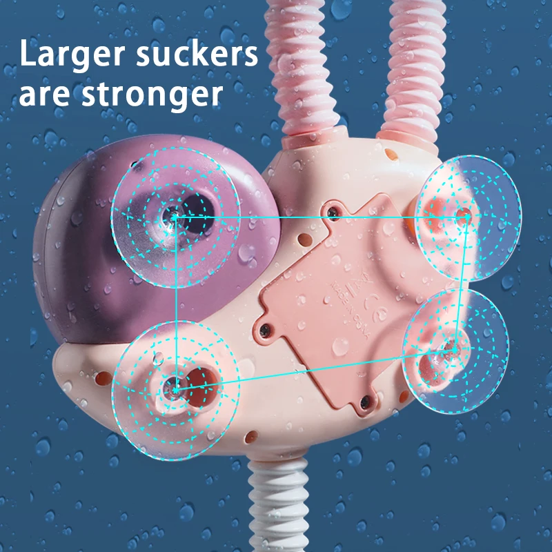 Jouets de Bain pour Bébé, Jeu d'Eau, Modèle Escargot, Douche Électrique, Pulvérisation d'Eau, Natation, Cadeaux pour Enfants, Nouvelle Collection