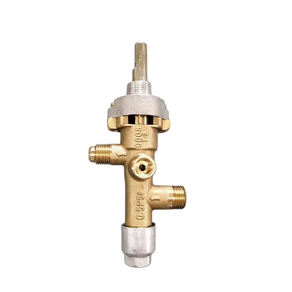 Oven Gas Valve Accessories Kit Flameout Protection Control Valve for Safety Reliable Metal Build Direct Fit Installation