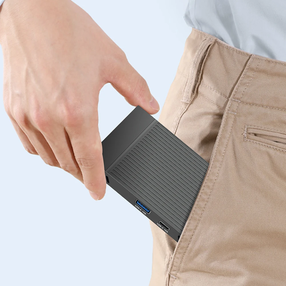 Корпус для SSD-накопителя Dual Bay M.2 NVME с USB 2230 GEN2 10G + Type C 10 Гбит/с