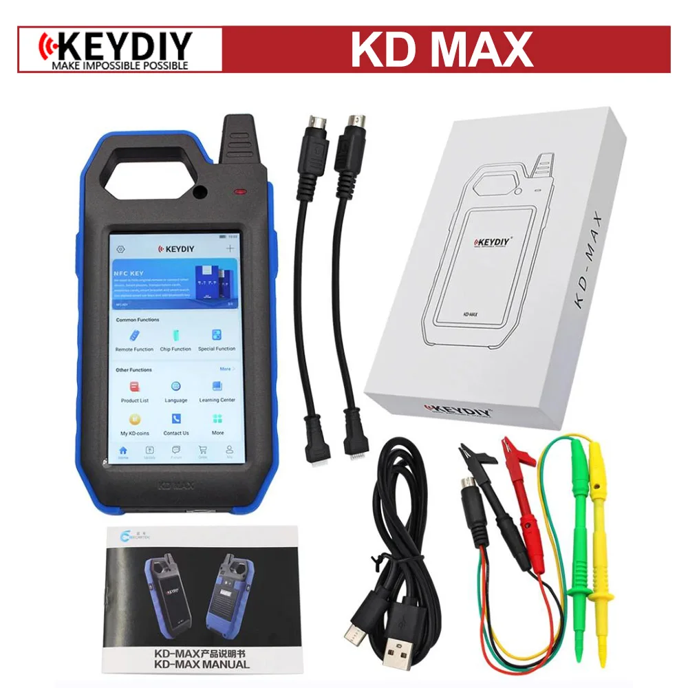 KEYDIY KD MAX Key Programmer OBD2 Auto Remote Generator Chip Reader Frequency Tester Mutil-functional