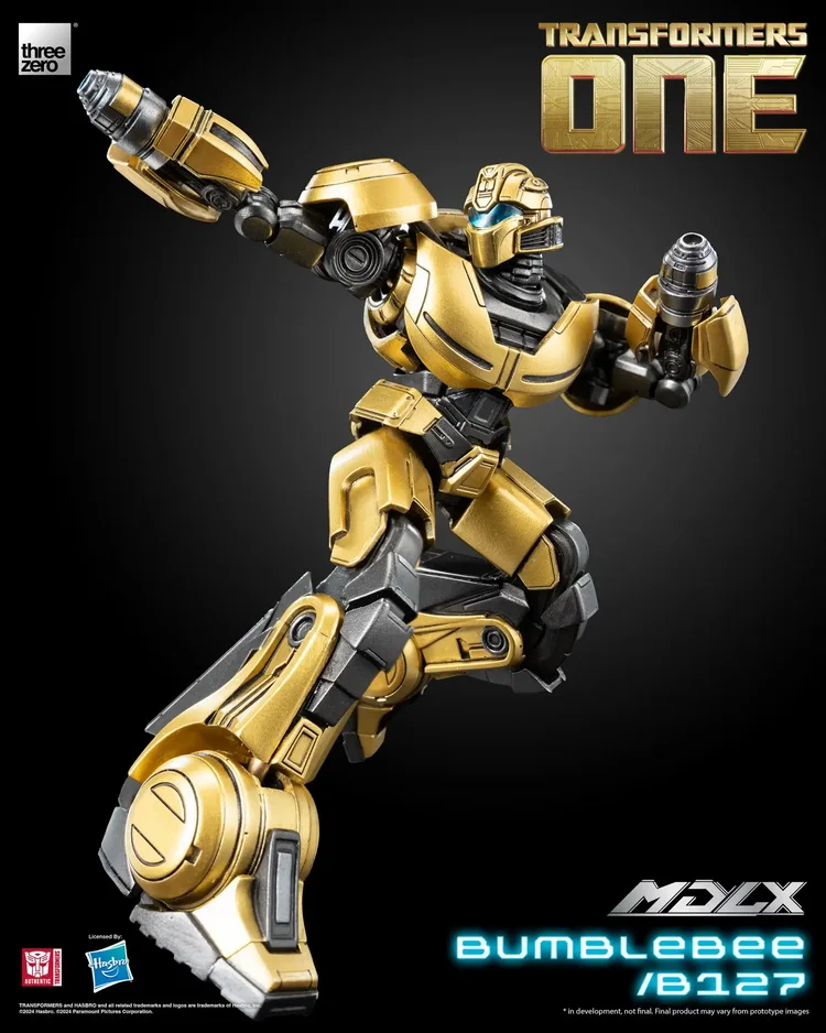 Hasbro&three Zero Transformers One Mdlx Bumblebee/b127 Model Toy Anime Gift Action Figures