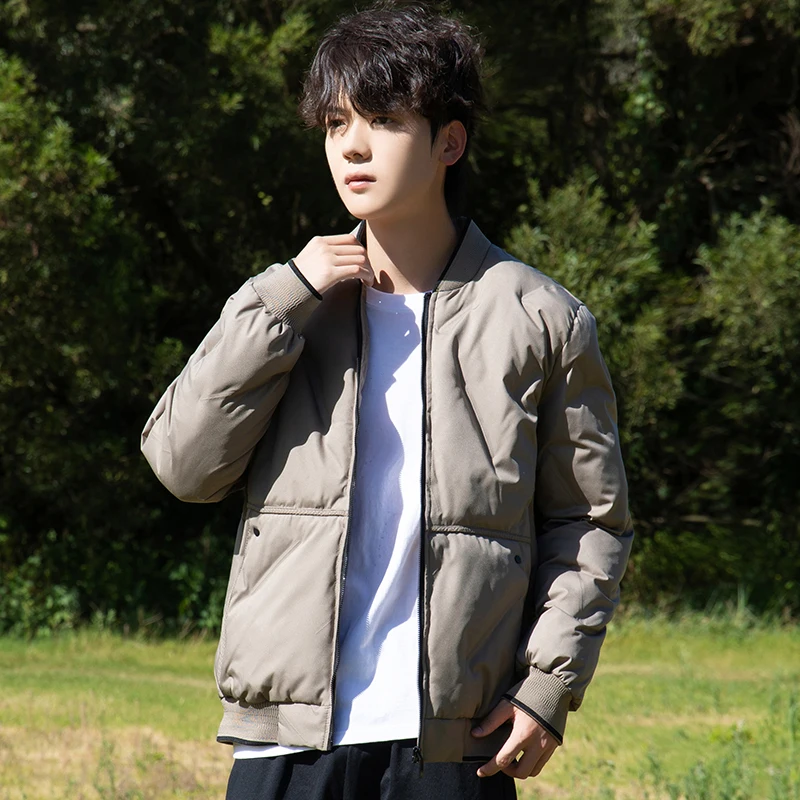 موضة جديدة شتاء دافئ سستة الرجال سترات عالية الجودة يندبروف معاطف قطنية غير رسمية كل مباراة الملابس القطنية اليومية للرجال