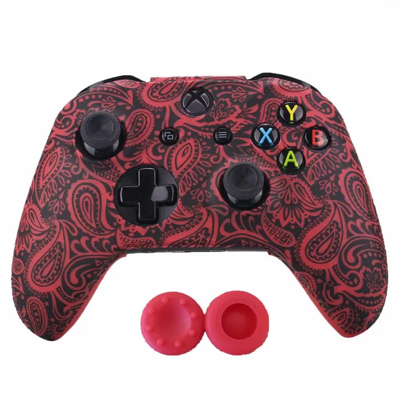 New Silicone Gamepad Protective Case Skin For XBox One Slim Controller Protector Camouflage Controle Cover Joystick For XBOXONES