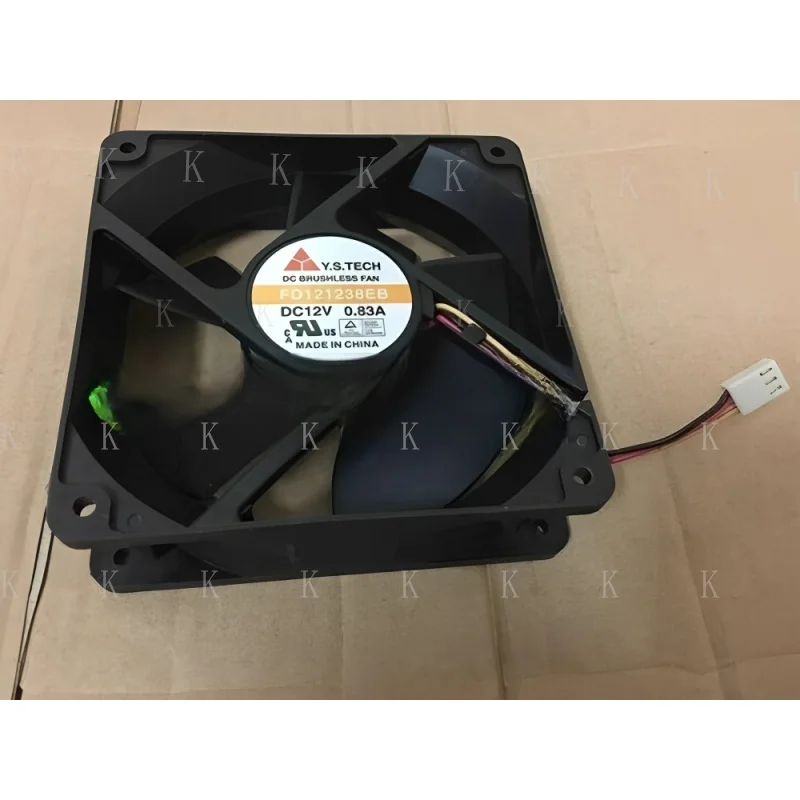 

C ДЛЯ Y.S.TECH FD121238EB 12 В 0,83 А 12 см 12038 3-проводной двойной вентилятор охлаждения # А6–27