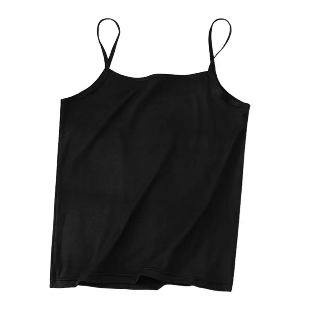 

Women Sling Vest Camisole Collection Square Collar Tops High Elastic Bottoming Tops