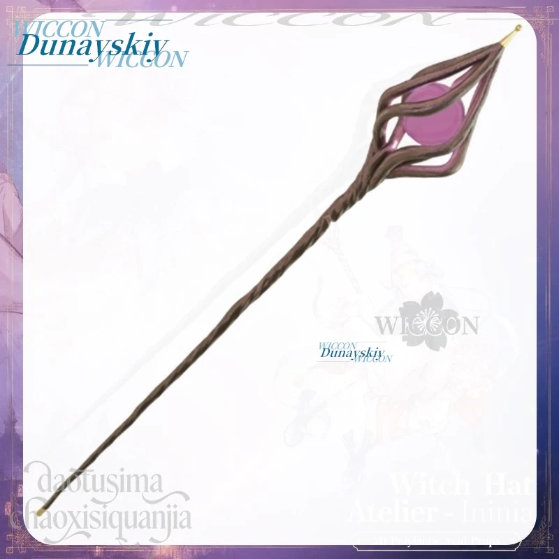 Anime Witch Hat Atelier Cosplay Ininia Twisted Magic Staff Prop Cosplay Accessory Party Stage Show Collectible Gift - view 3