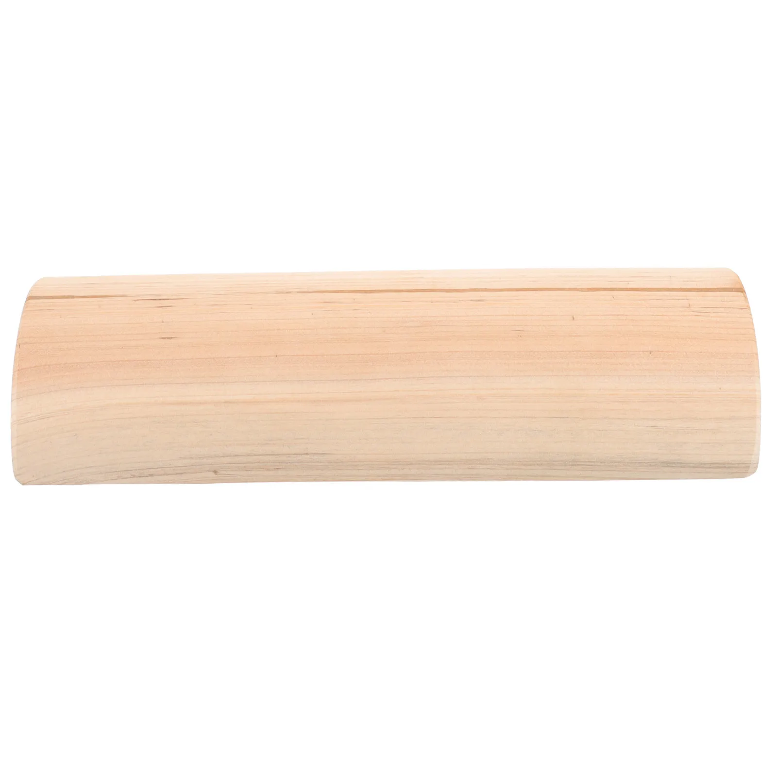 

Wooden Cervical Neck Pillow Ergonomic Sauna Massage Pillow Shoulder Support Sauna Room Supplies Smooth Surface for Comfort