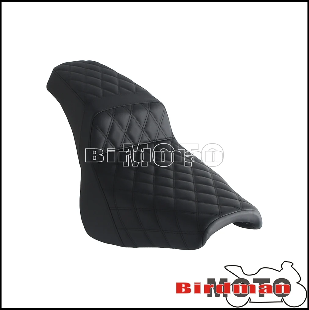 Motorcycle Two Up Seat Passenger Cushions Seat For Harley Street Bob 114 FXBBS 107 FXBB Heritage Classic FLHC FLHCS 2018-2025 - view 5