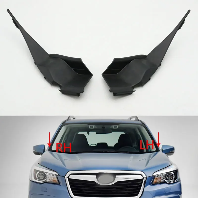 For Subaru Forester SK 2018 2019 2020 2021 Car Front Windshields Wiper Cowl Grille Side Trim Panel Decorative Cover