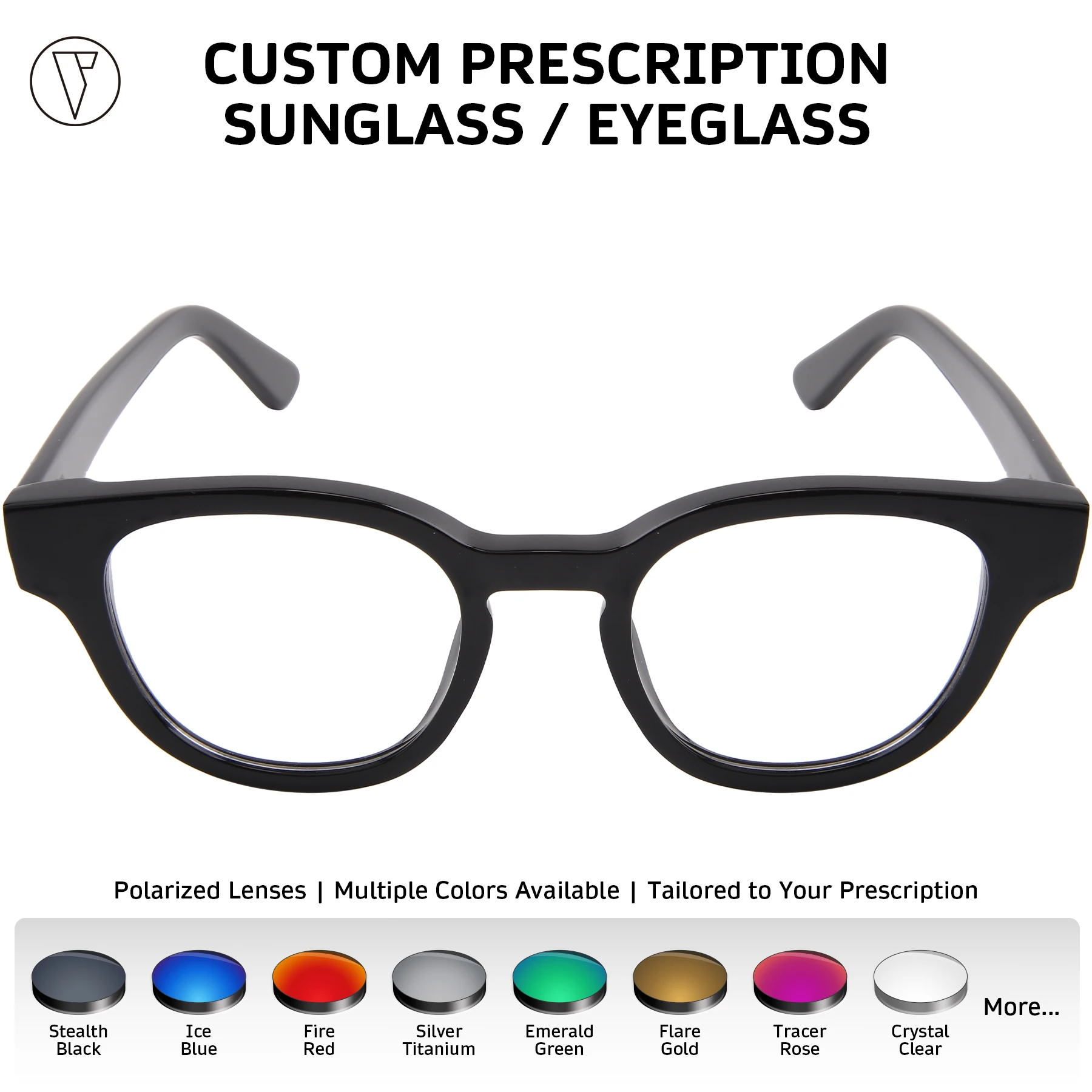

ONDEX Custom Prescription Sunglasses/Eyeglasses,Stylish UV400 Polarized Lenses,Photochromic Lens,Personalized Power-1.00 to-8.50