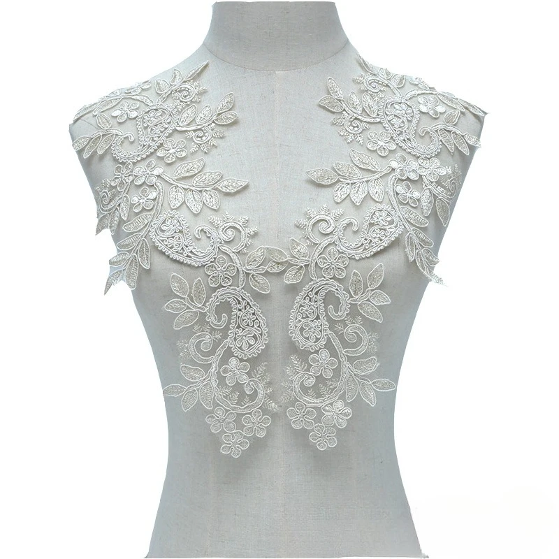 10pcs-export-foreign-trade-quality-champagne-gold-three-dimensional-strand-rope-big-chest-flower-patch-blossoming