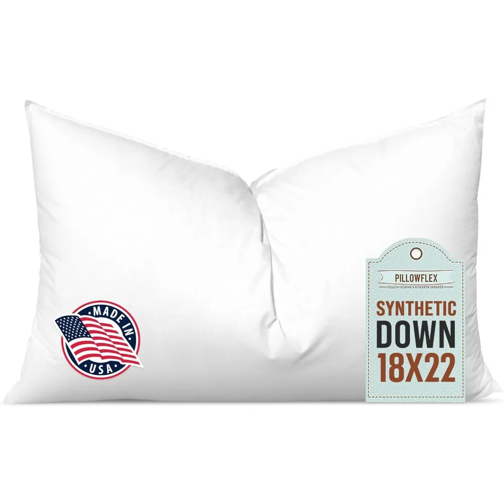 

Синтетическая вставка для пуховой подушки — альтернативная подушка на пуху 18x22, ультрамягкая, большой прямоугольник, поясничная, спина, шея, подушка для сна