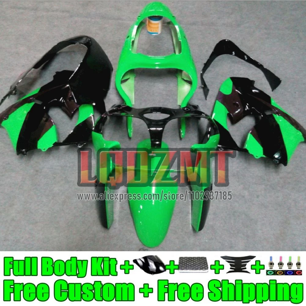 Injection Frame For KAWASAKI NINJA ZX-9R ZX9 ZX 9R 9 R 48No.33 900 CC 900CC green stock ZX9R 2002 2003 ZX900 02 03 OEM Fairing