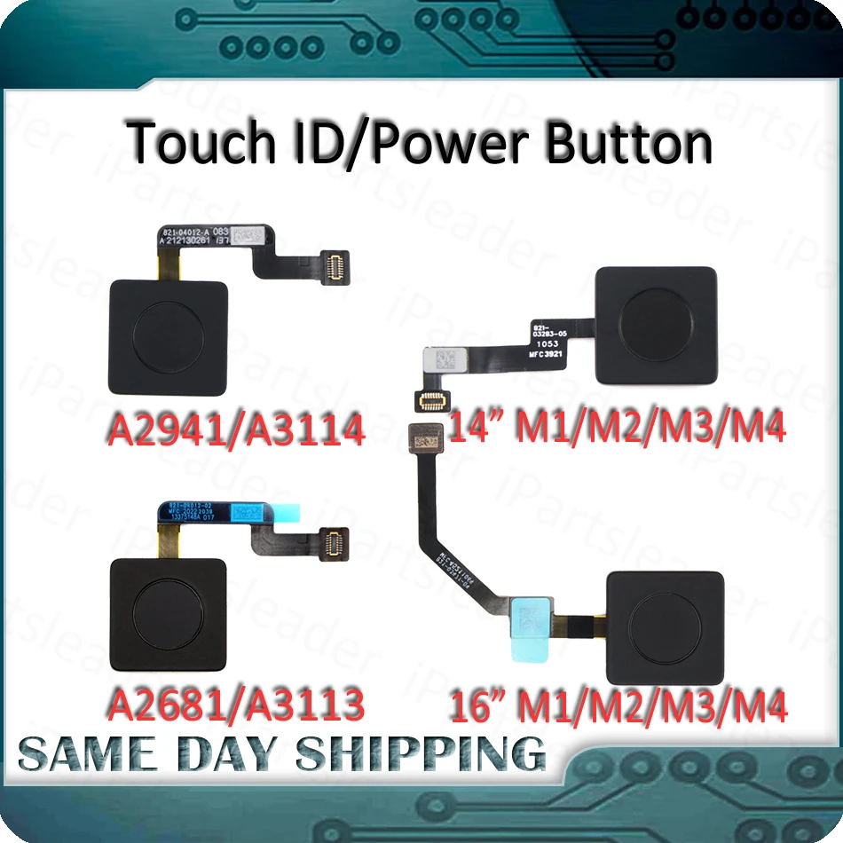 Power On/Off Button A2681 A2941 A3113 A3114 A2442 A2779 A2485
