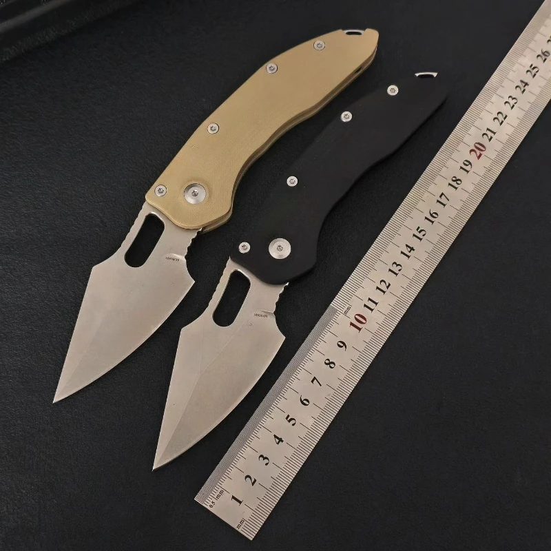 

Portable Outdoor Folding Camping Pocket Knife M390MK Blade G10 Handle Hunting Survival Tactical Utility Fruit Knives EDC Tools