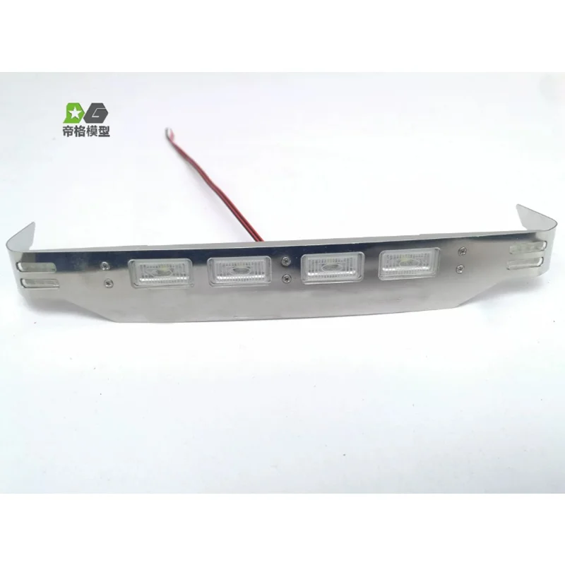 

RC 1/14 Metal LED Sun Visor Lamp Light for Tamiya Hydraulic Excavator Loader Dump Truck for Scania MAN Tractor Trailer DIY Parts