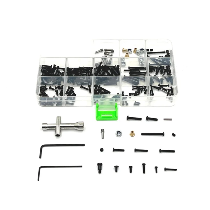Excellent-Metal Upgrade Retrofit Screw Tool Box For 1/12 RC Car MN128 MN86 G500 RC Car Parts