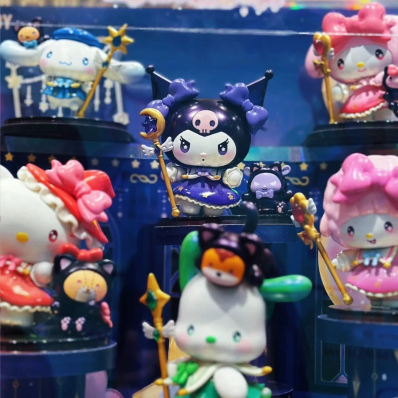 

Аутентичная Sanrio Starry Night Party Magician Series, портативная крутая слепая коробка Lomi, милый плюшевый модный подарок на день рождения, подарок на Хэллоуин