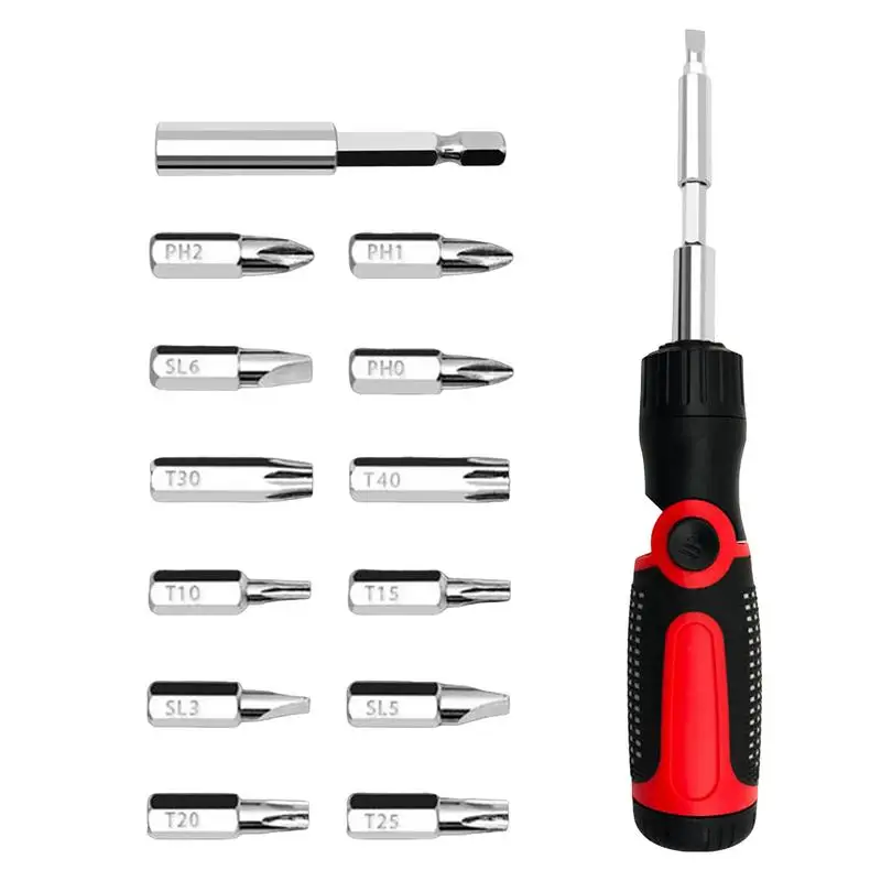 

Combination Screwdriver Portable Combination 14 In 1 Multi Screwdriver Tools Versatile Multipurpose Convenient Tool Ergonomic