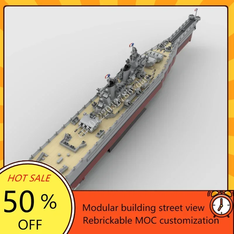 3773 pçs moc missouri BB-63 quebra-cabeça personalizado modelo de navio de guerra conjunto técnico diy montagem arquitetura criativo crianças quebra-cabeça presentes de natal