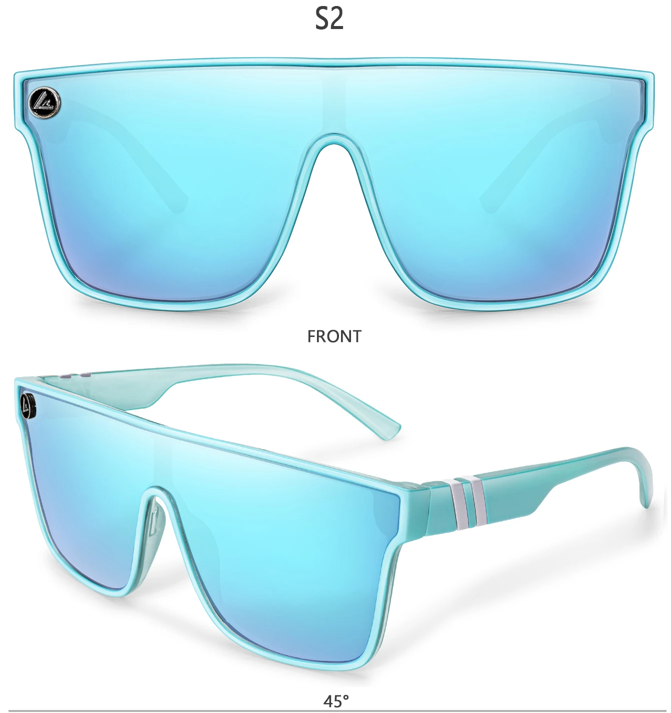LOISRUBY Marke Sonnenbrille Outdoor Winddicht Radfahren Angeln Fahren UV400 Brillen Männer Frauen Sport Luxus Multi Farbe Sonnenbrille – Detail 9