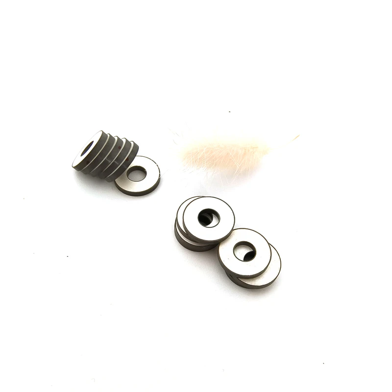 100Pcs/Lot OD9.5xID5xH4mm P8 Ring Piezo Ceramic