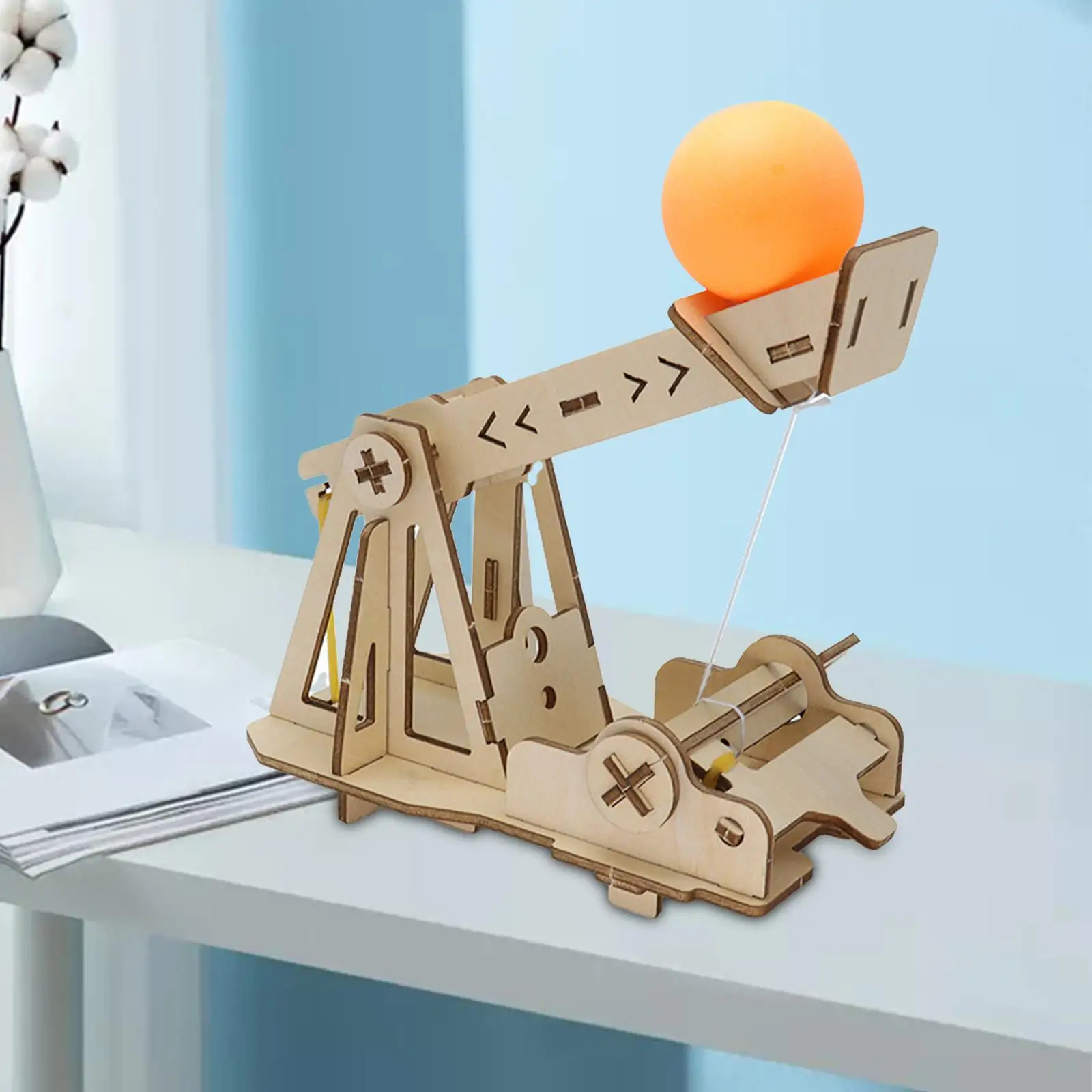 Stem Education Creative Kits Simple Catapults for Students Catapults Set Craft 3D Toy Learning Science Experiment Kits