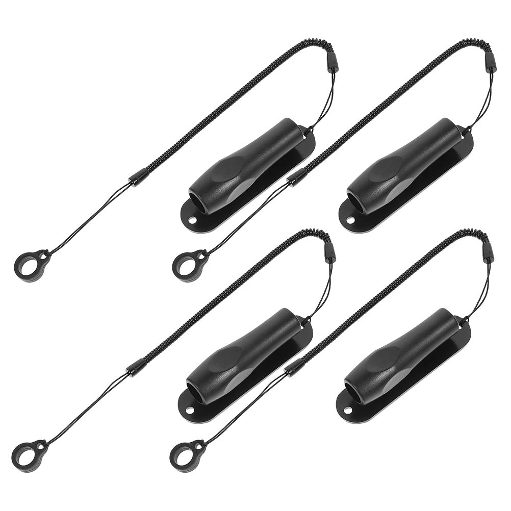 

4 Pcs Stylus Fixing Rope Notepad Clip Office Accessories Pen Holder for Attachments Pencil Anti-lost Rubber Rings Lanyard