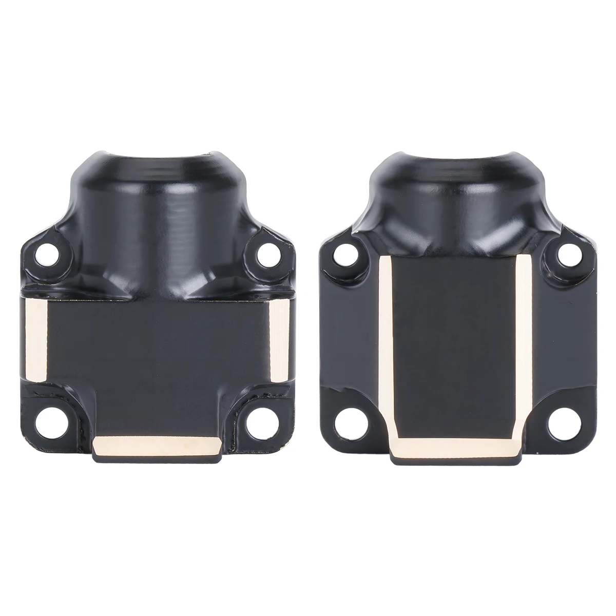 SCX30 Brass Weight Block for Ford Bronco/Wrangler/Jilin University Front and Rear Bridge Covers/RC Climbing Vehicle Components.