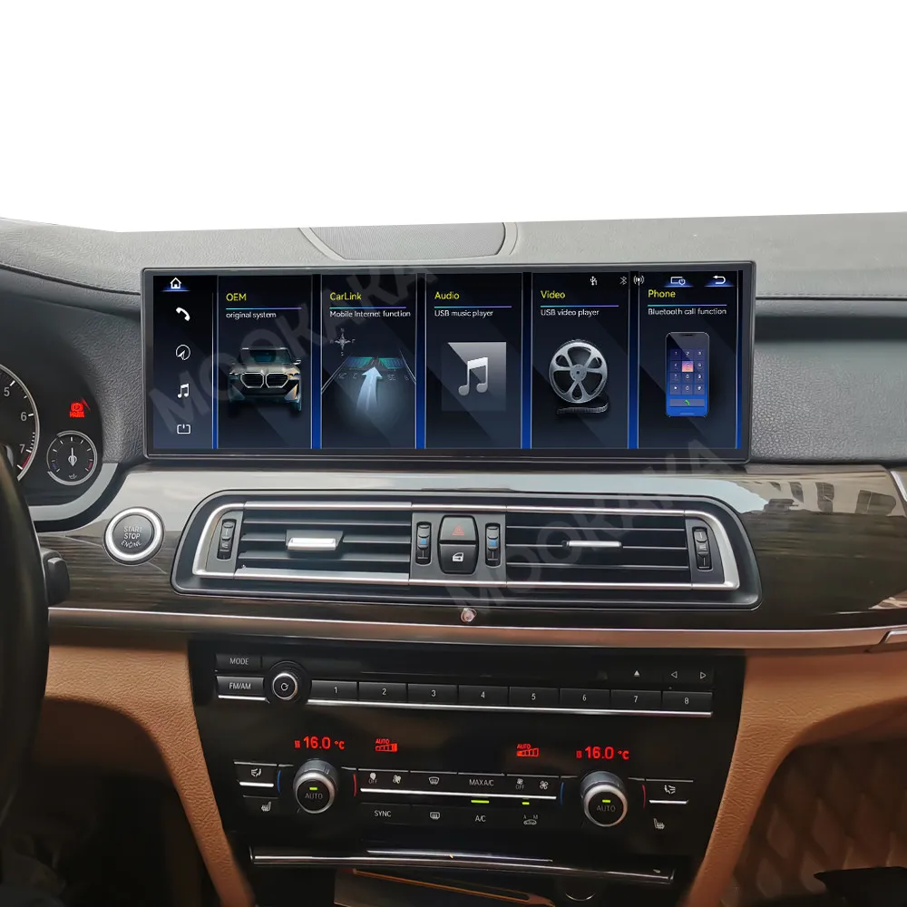 14.9inch HD Touch Screen Linux CarPlay FOR BMW 7 Series F01 F02 F04 2009 2010 2011 - 2017 Car Radio GPS navi multimedia player