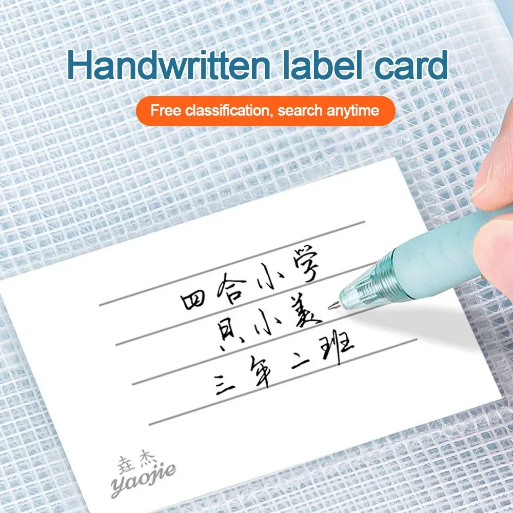 

New A3/A4 Document Bag Waterproof Transparent Classification File Bag School Office Supplies Zipper Mesh Storage Bag