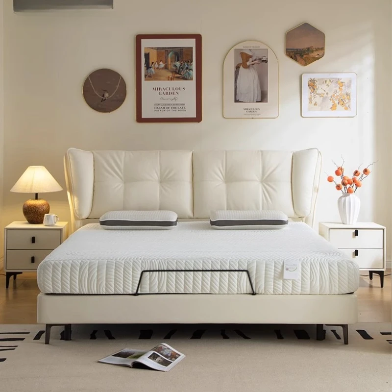 

Minimalist American Double Bed Modern Cheapest Murphy Tanning Two-person Bed White Daybed Camas Matrimoniales Bedroom Furniture