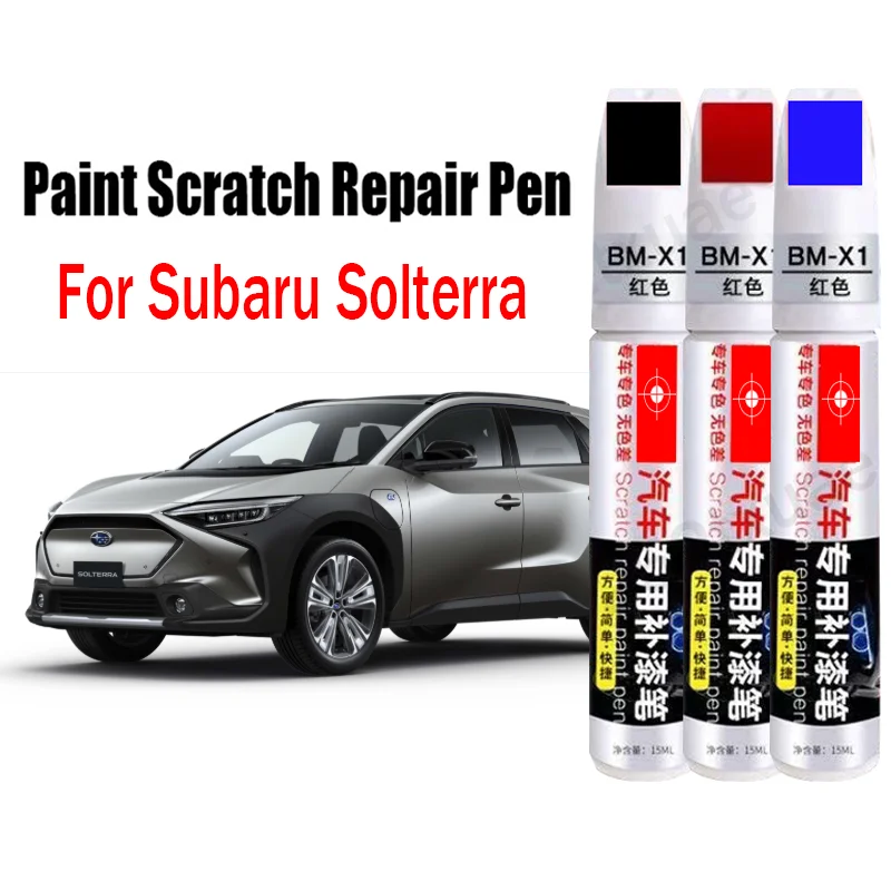 Car Paint Repair Pen for 2022-2026 Subaru Solterra Car Paint Scratch Repair Touch-Up Paint Pen Auto Accessories White Grey Black