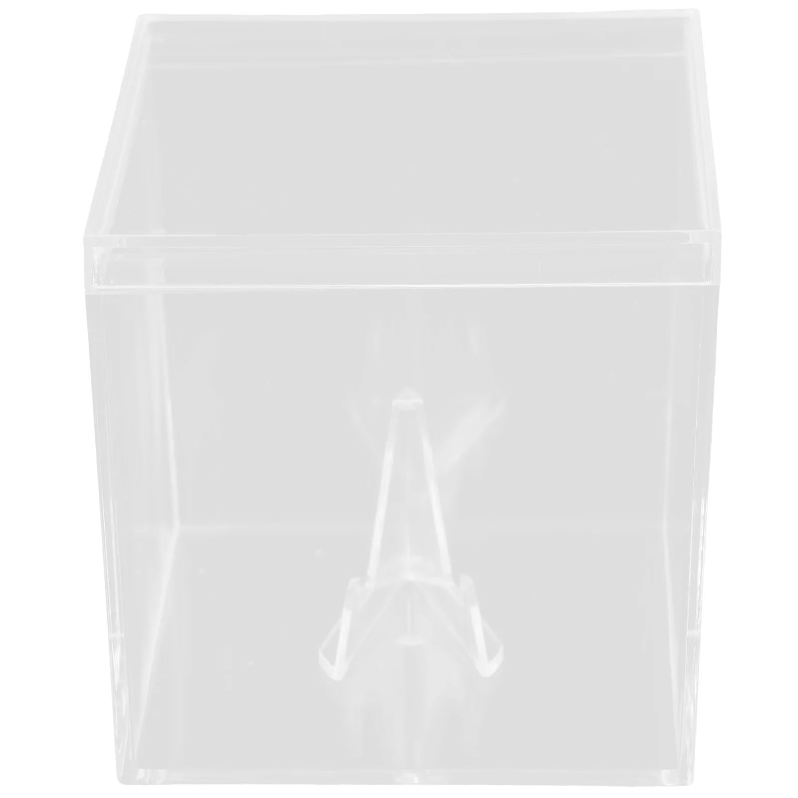 

1pc Acrylic Display Case Household Jewelry Box Portable Bracelets Ring Case Jewelry Storage Organizer Decorative Ring Box