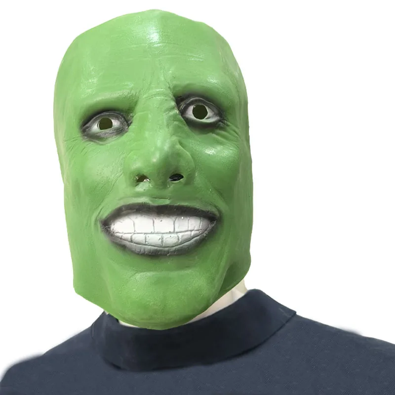 

Movie The Mask Stanley Ipkiss Mask FunnyHelmet Halloween Character Cosplay Costume Props, Anime Style