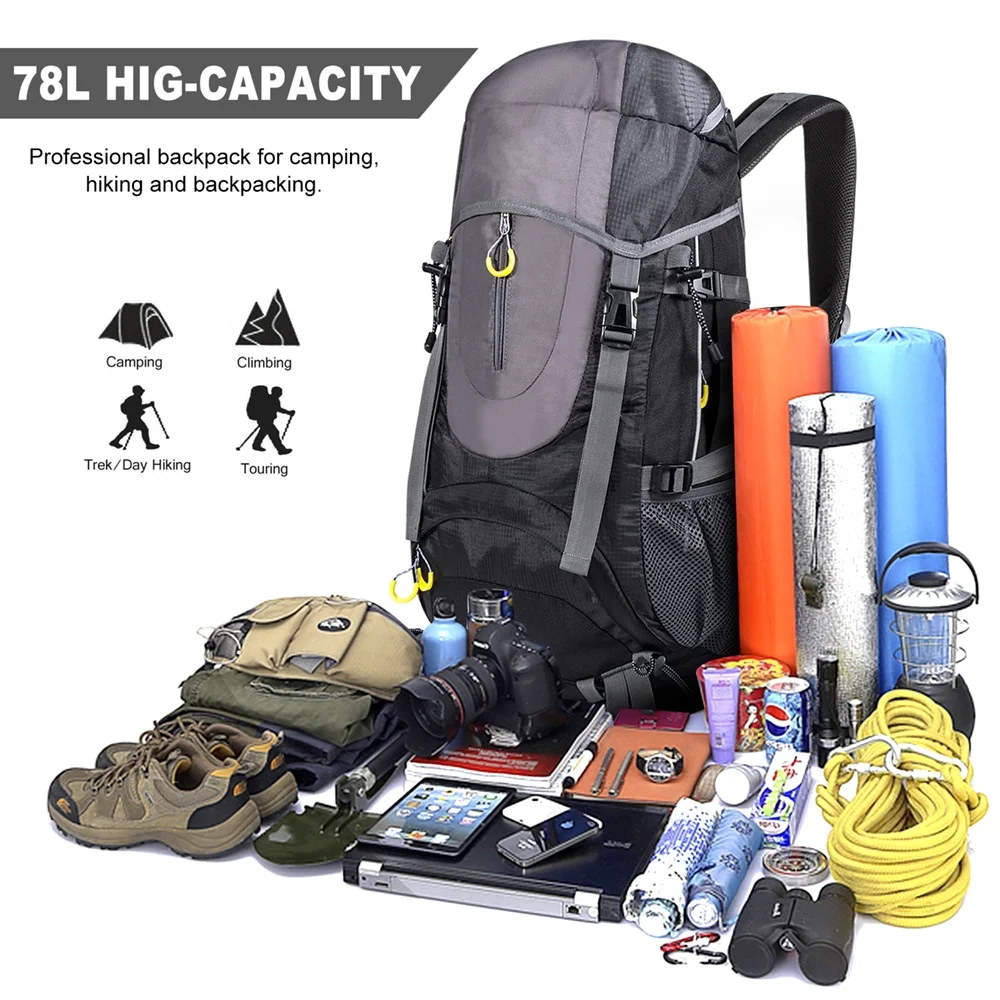 Customized wholesale fashionable low price 78L zipper solar panel bag solar charger travel camping backpack view 4
