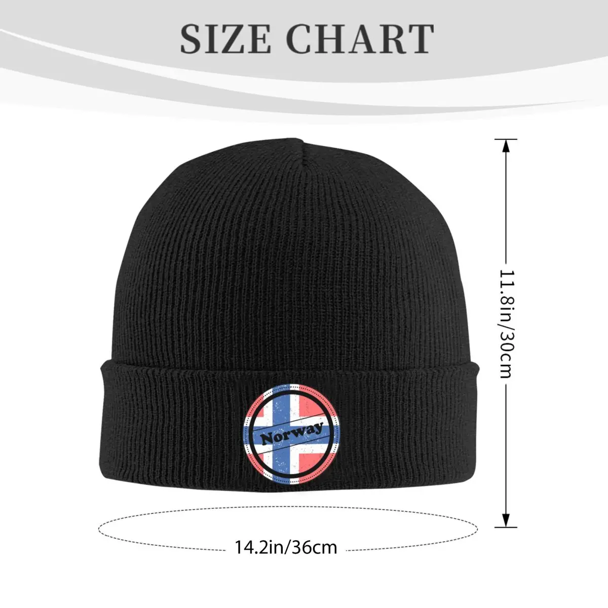 Norway Bonnet Hats Stamp Beanie Hats Graphic Skullies Beanies Autumn Winter Hip Hop Men Women Hippie Thermal Elastic Cap