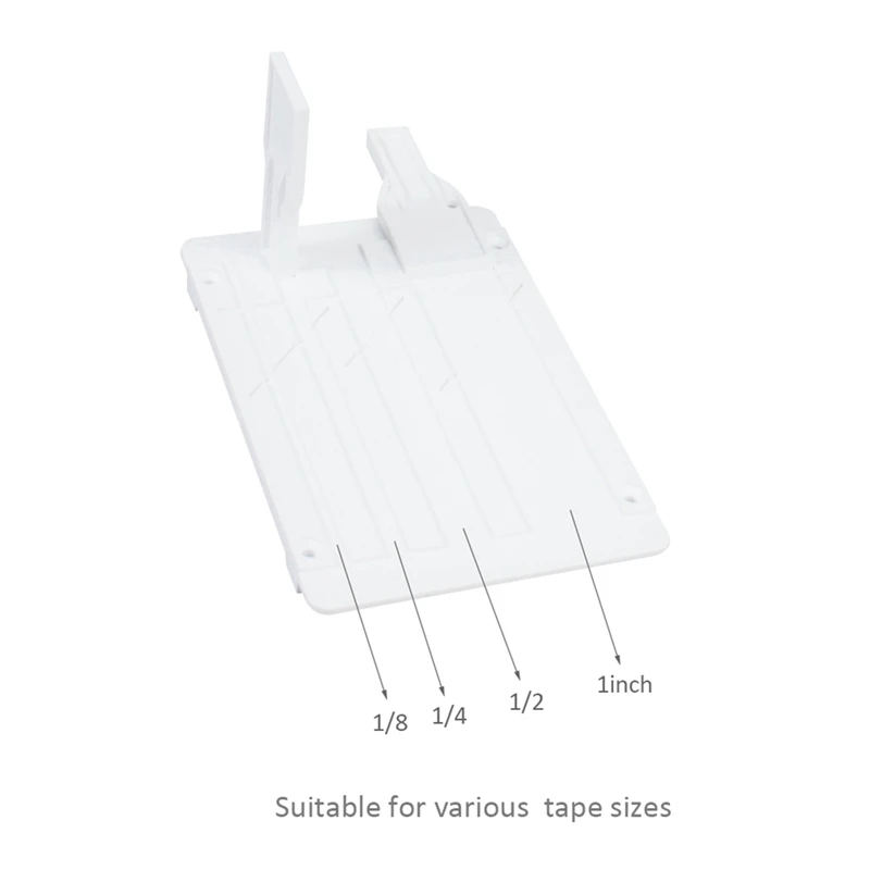 Tape Splicing Set Reel To Reel Tape Recorder Splicing Block For Opening Cassette Tape Repair With Two Fixers White